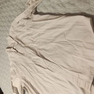 Eðie Bauer Light Tan 100% Cotton Dress Shirt
